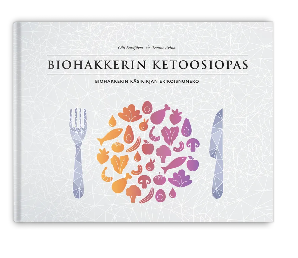 Biohakkerin ketoosiopas tabletin näytöllä